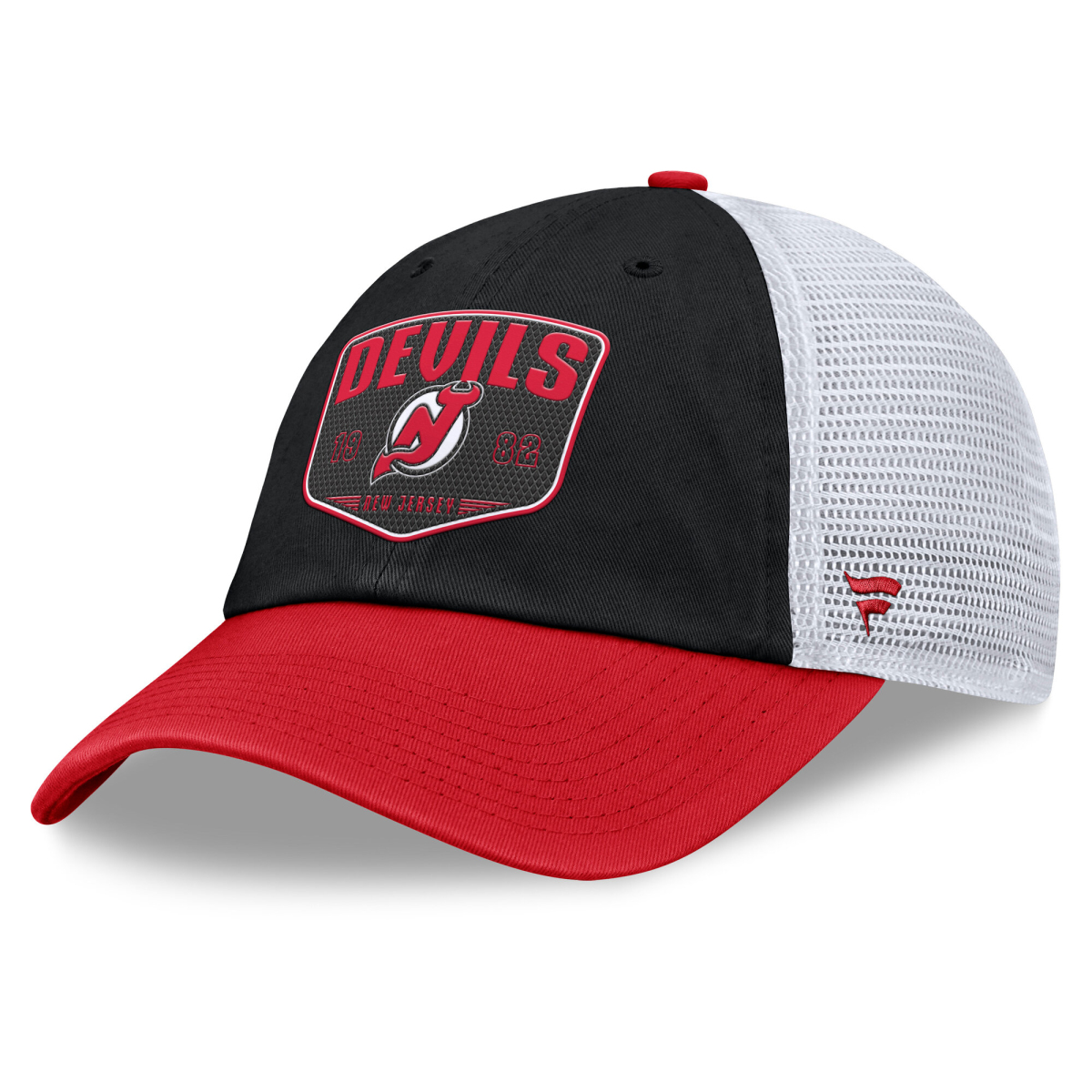 New Jersey Devils čepice baseballová kšiltovka A/CAP Structured Adjustable Meshback