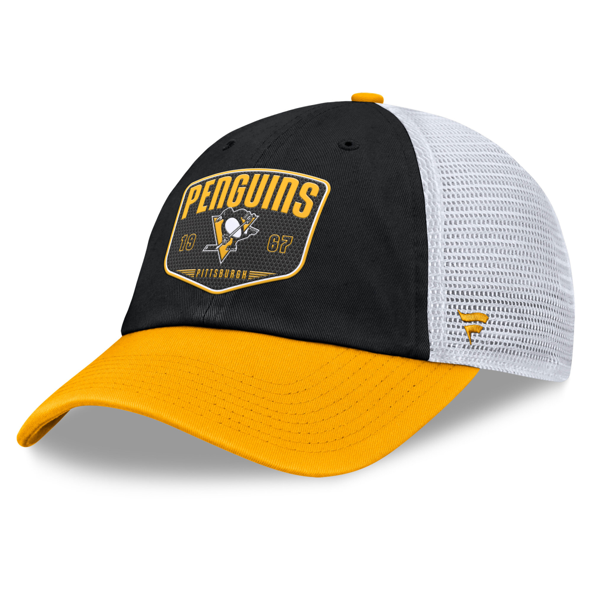 Pittsburgh Penguins čepice baseballová kšiltovka A/CAP Structured Adjustable Meshback