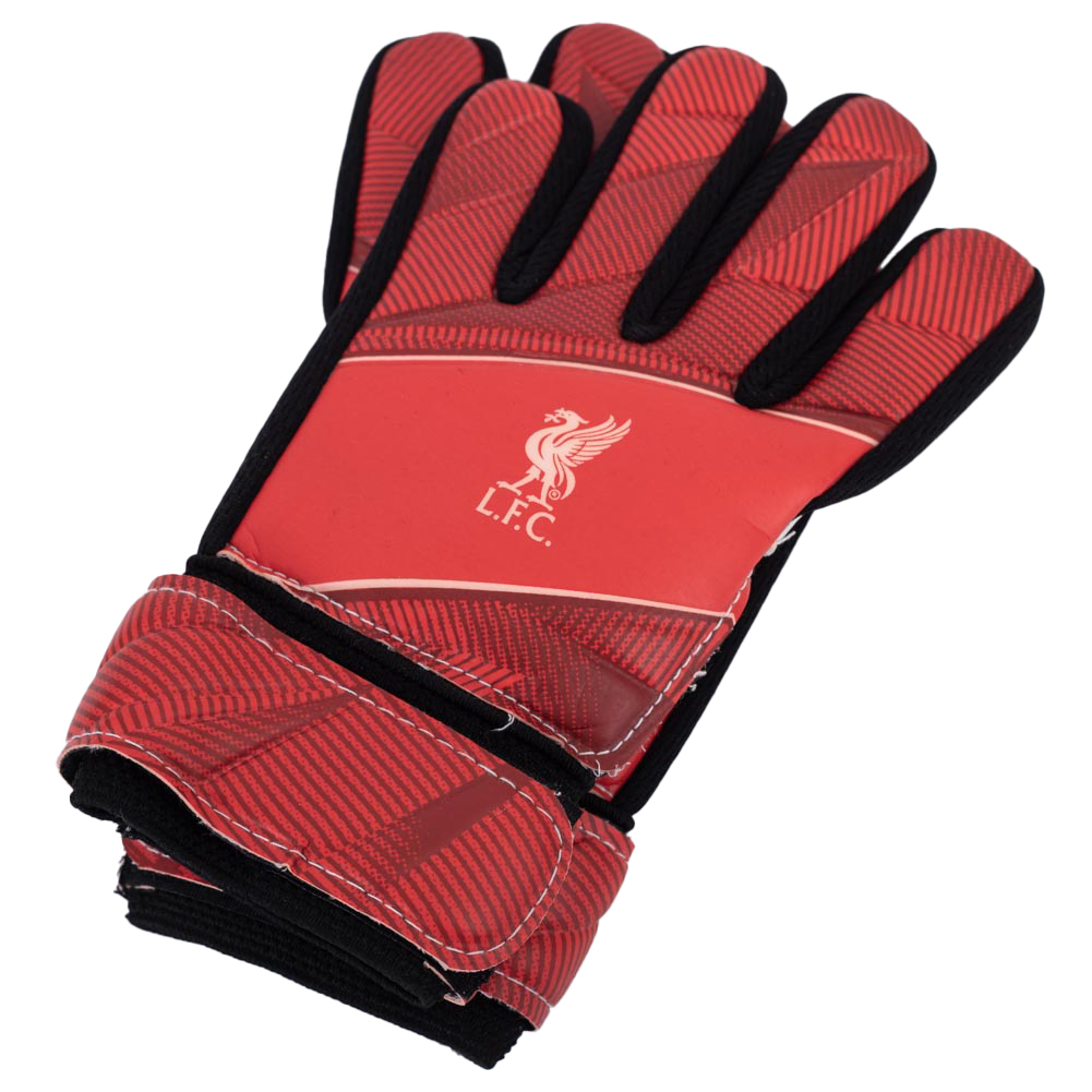 FC Liverpool dětské brankářské rukavice Fuse Goalkeeper Gloves Kids 67-73mm palm width