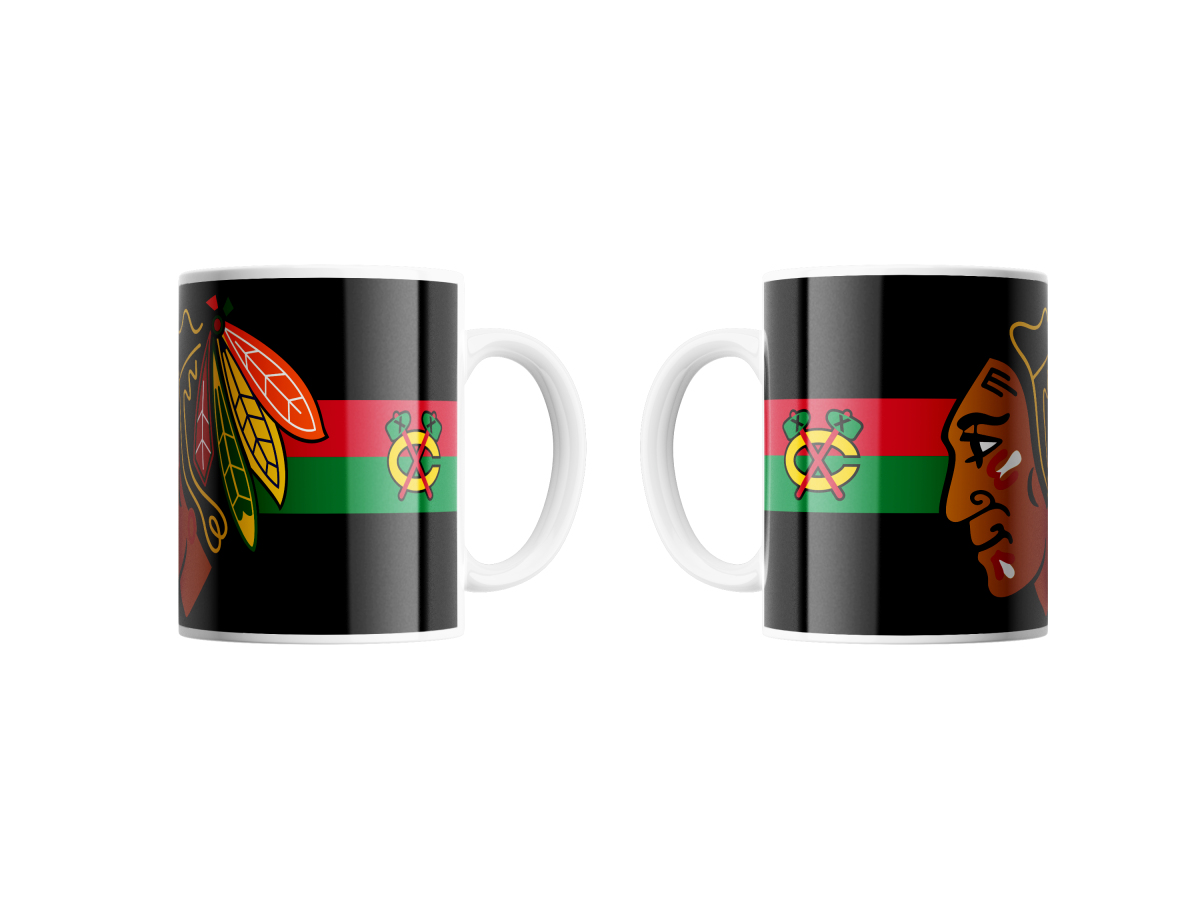 Chicago Blackhawks hrníček TRIPLE LOGO