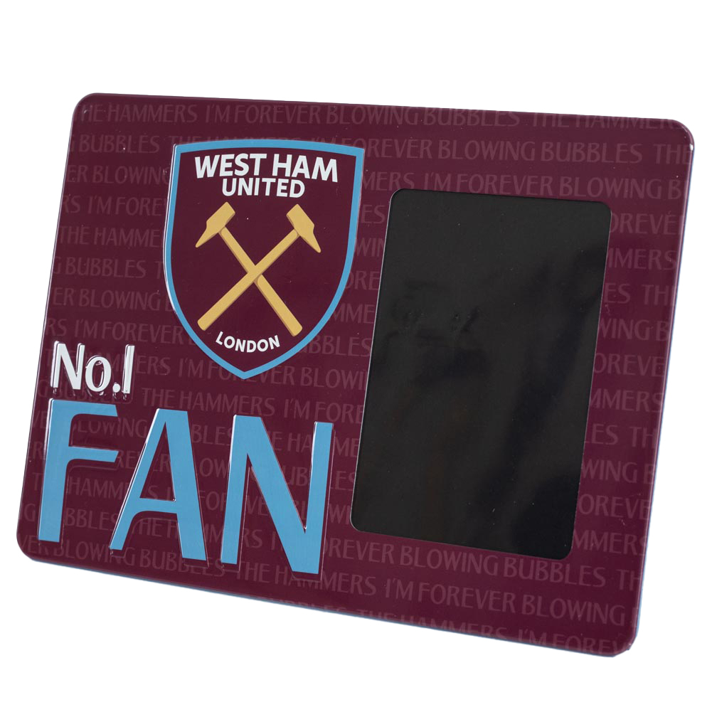 West Ham United rámeček na fotografii No1 Fan 12cm x 8.5cm