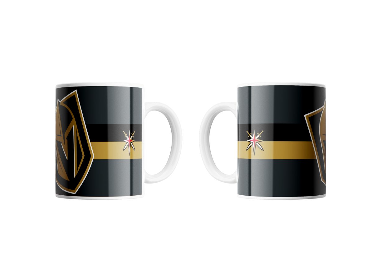 Vegas Golden Knights hrníček TRIPLE LOGO (450ml)