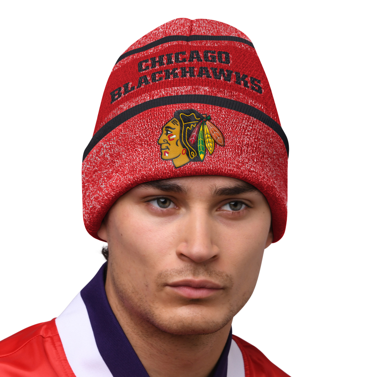 Chicago Blackhawks zimní čepice Sideline Beanie