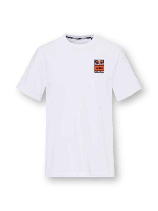 Red Bull KTM pánské tričko logo print white