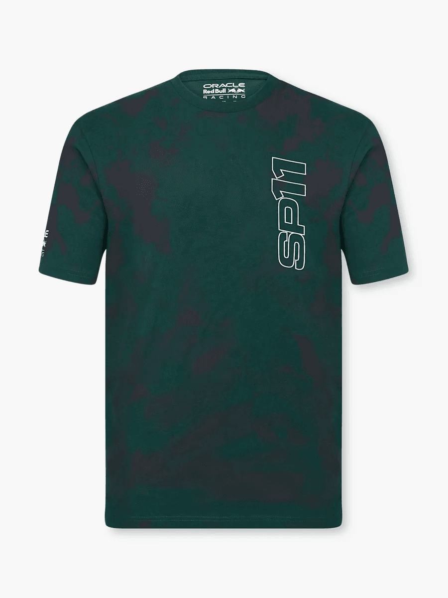 Red Bull Racing pánské tričko Sergio Perez green F1 Team 2024