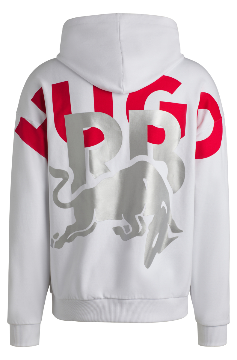 Visa Cash App RB pánská mikina s kapucí Hugo Bulls white F1 Team 2024