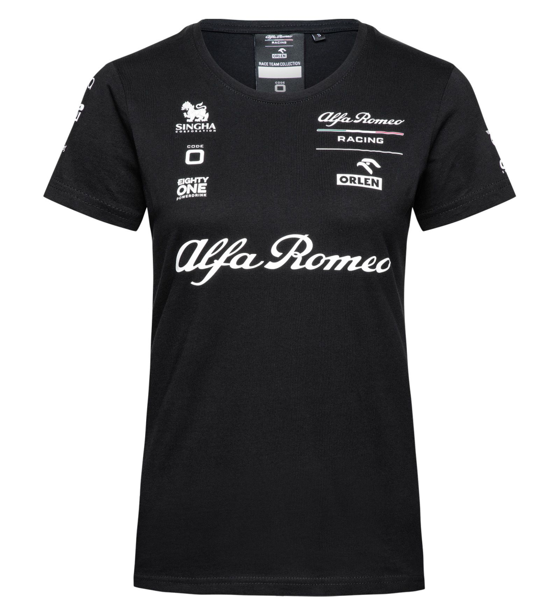 Alfa Romeo Racing dámské tričko official AR black F1 Team 2023