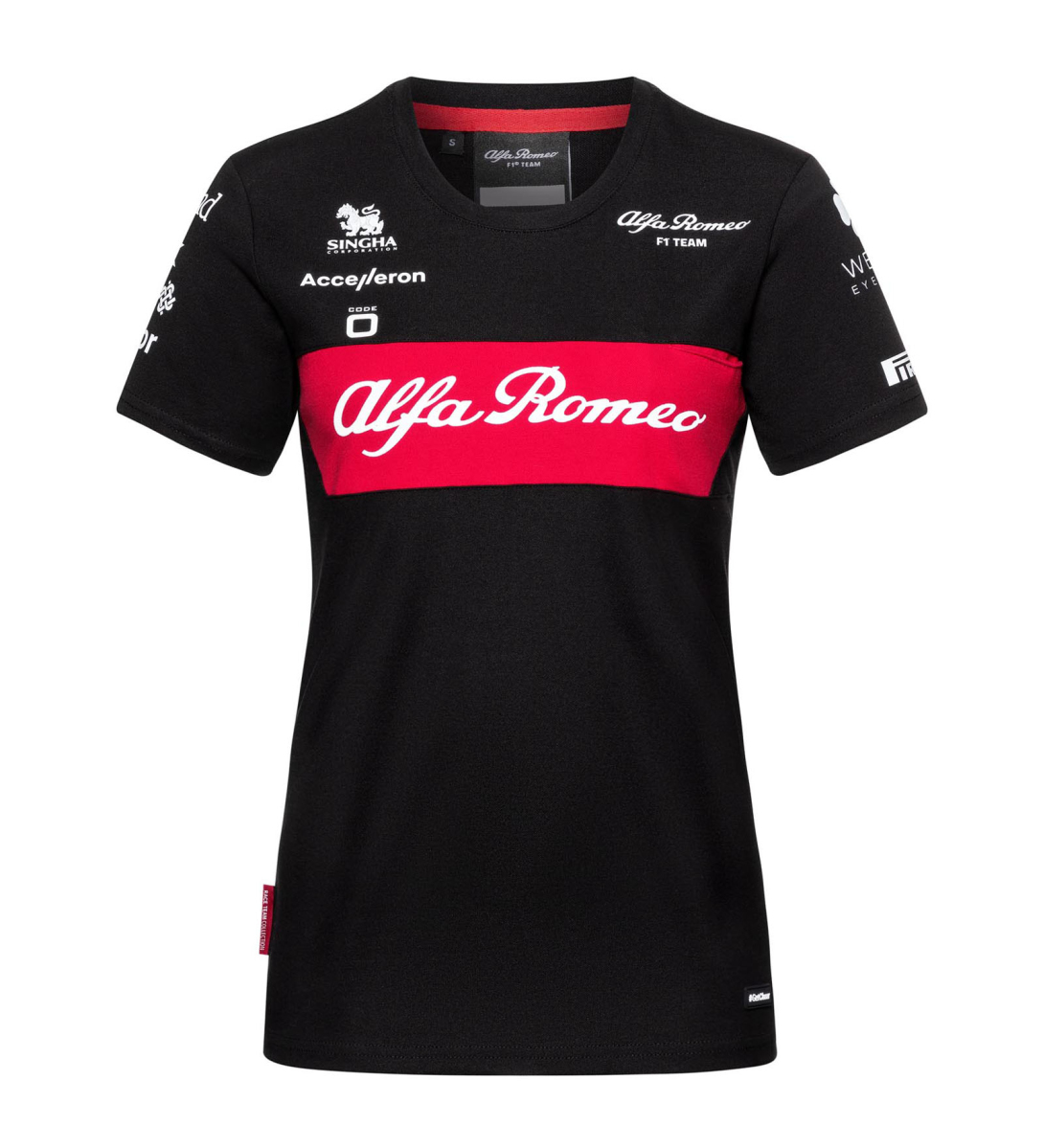 Alfa Romeo Racing dámské tričko official black F1 Team 2023