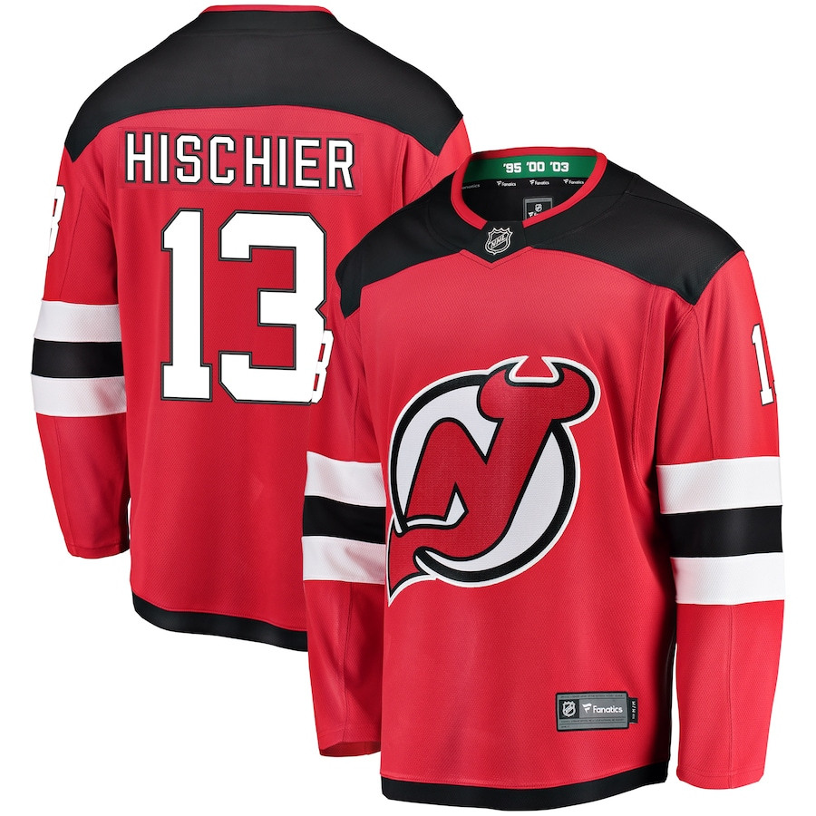 New Jersey Devils dětský hokejový dres Nico Hischier Premier Home