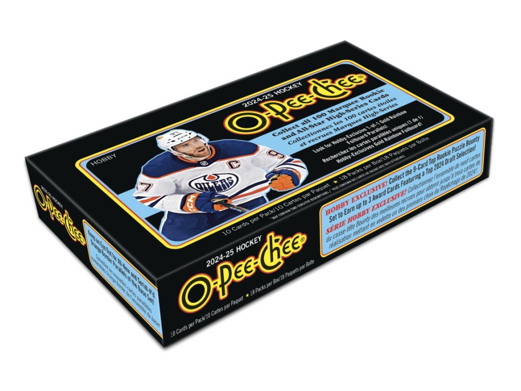 NHL boxy hokejové karty NHL 2024-25 Upper Deck O-Pee-Chee Hobby Box