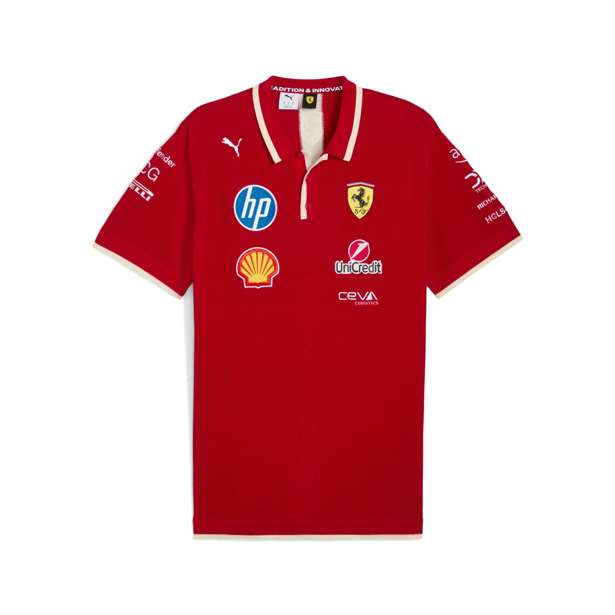 Ferrari pánské polo tričko China GP official Teamline Replica F1 Team 2025