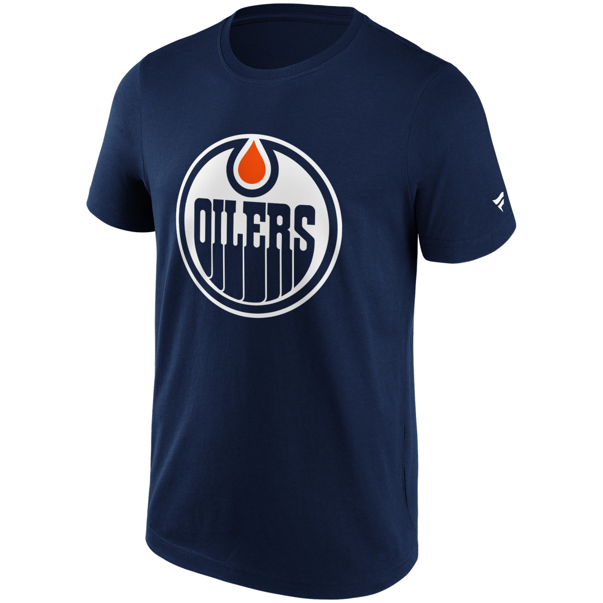 Edmonton Oilers pánské tričko Primary Logo Graphic navy