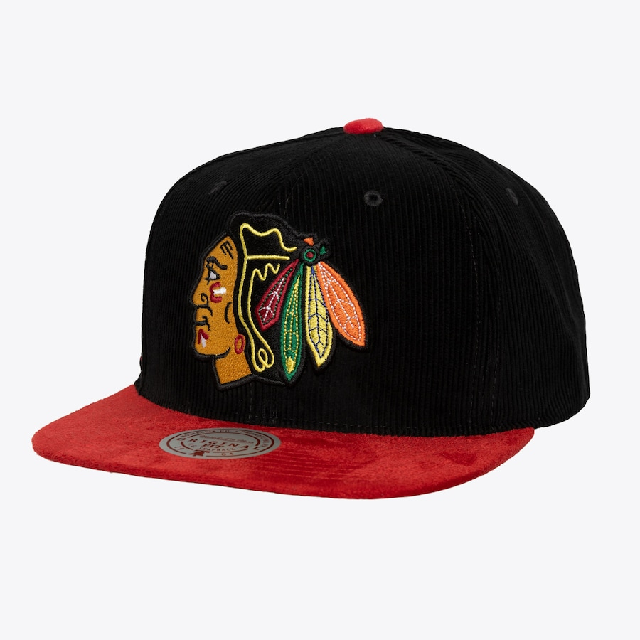 Chicago Blackhawks čepice flat kšiltovka Sueduroy Snapback