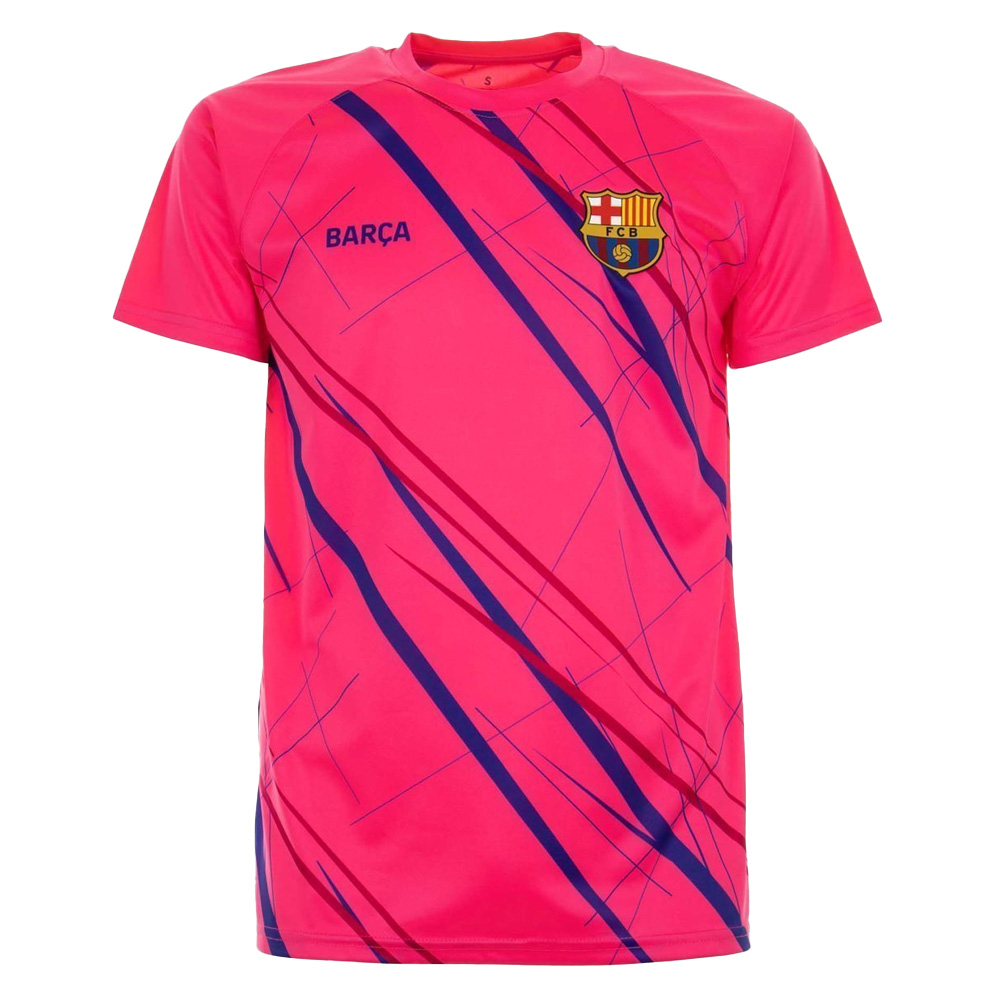 FC Barcelona dětský fotbalový dres Lined fucsia
