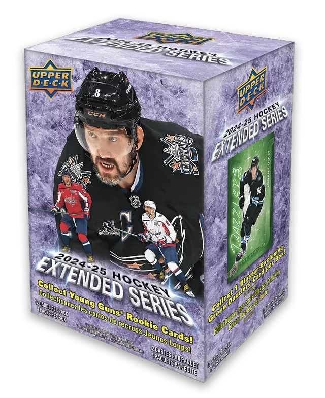 NHL boxy hokejové karty NHL 2024-25 Upper Deck Extended Series Hockey Blaster Box