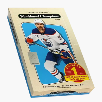NHL boxy hokejové karty NHL 2024-25 Upper Deck Parkhurst Champions Hockey Hobby box