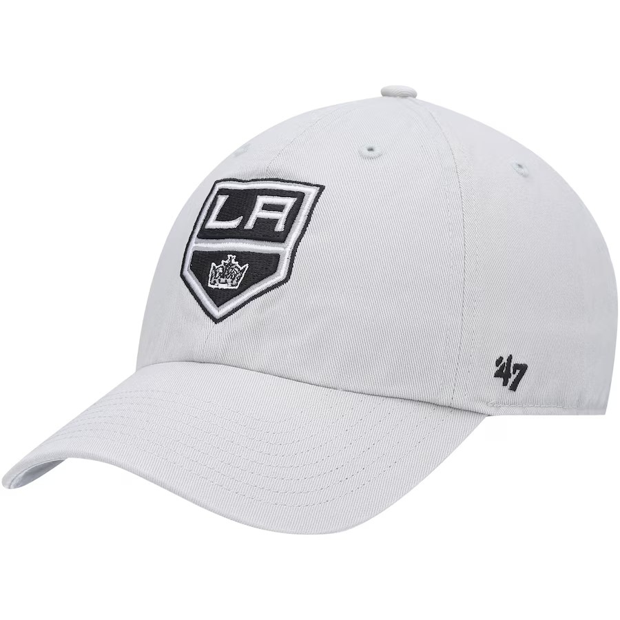 Los Angeles Kings čepice baseballová kšiltovka 47 CLEAN UP Grey