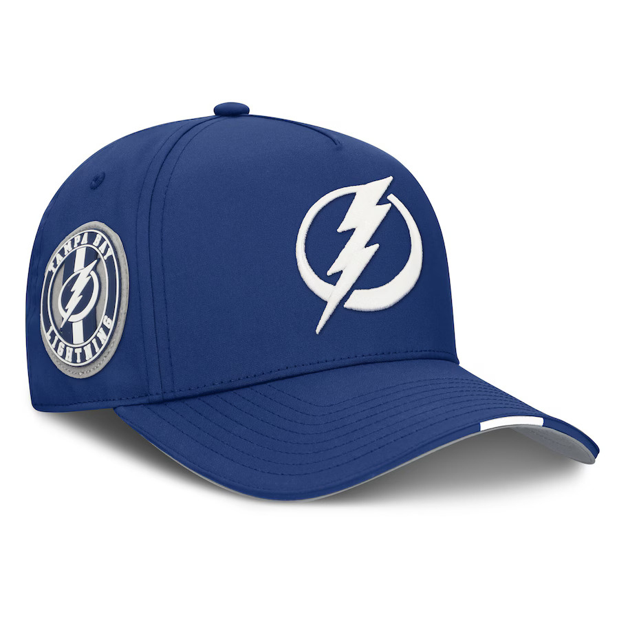 Tampa Bay Lightning čepice baseballová kšiltovka 2025 Draft Authentic Pro Structured Adjustable