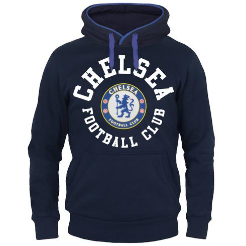 FC Chelsea pánská mikina s kapucí SLab Graphic navy