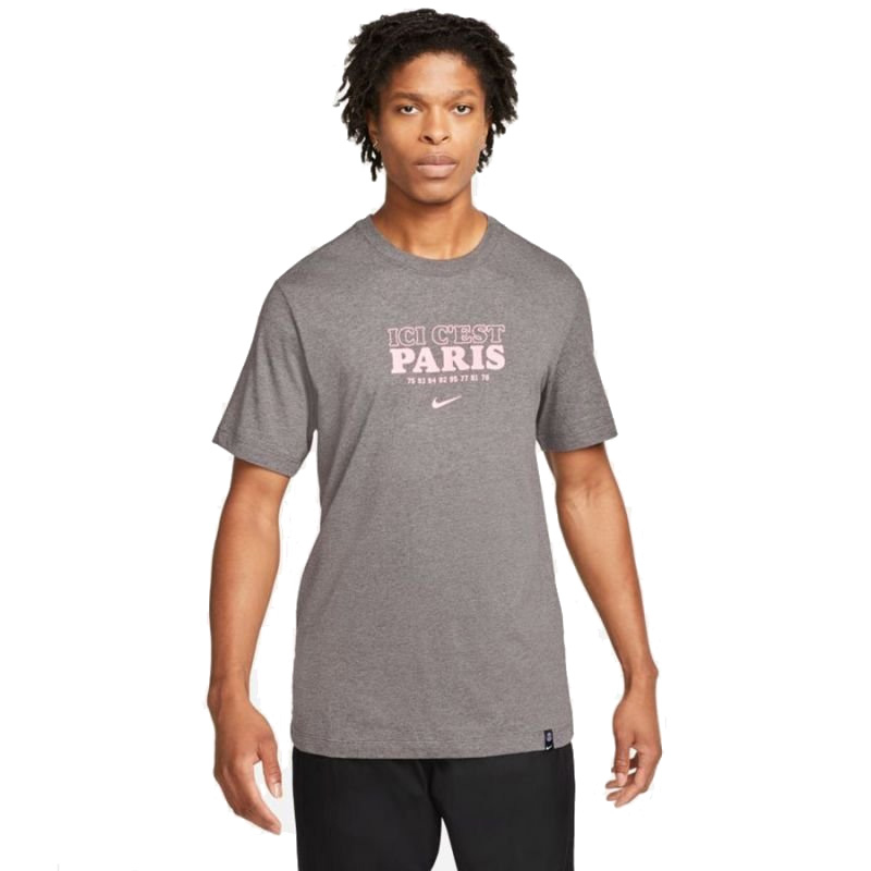 Paris Saint Germain pánské tričko Text grey