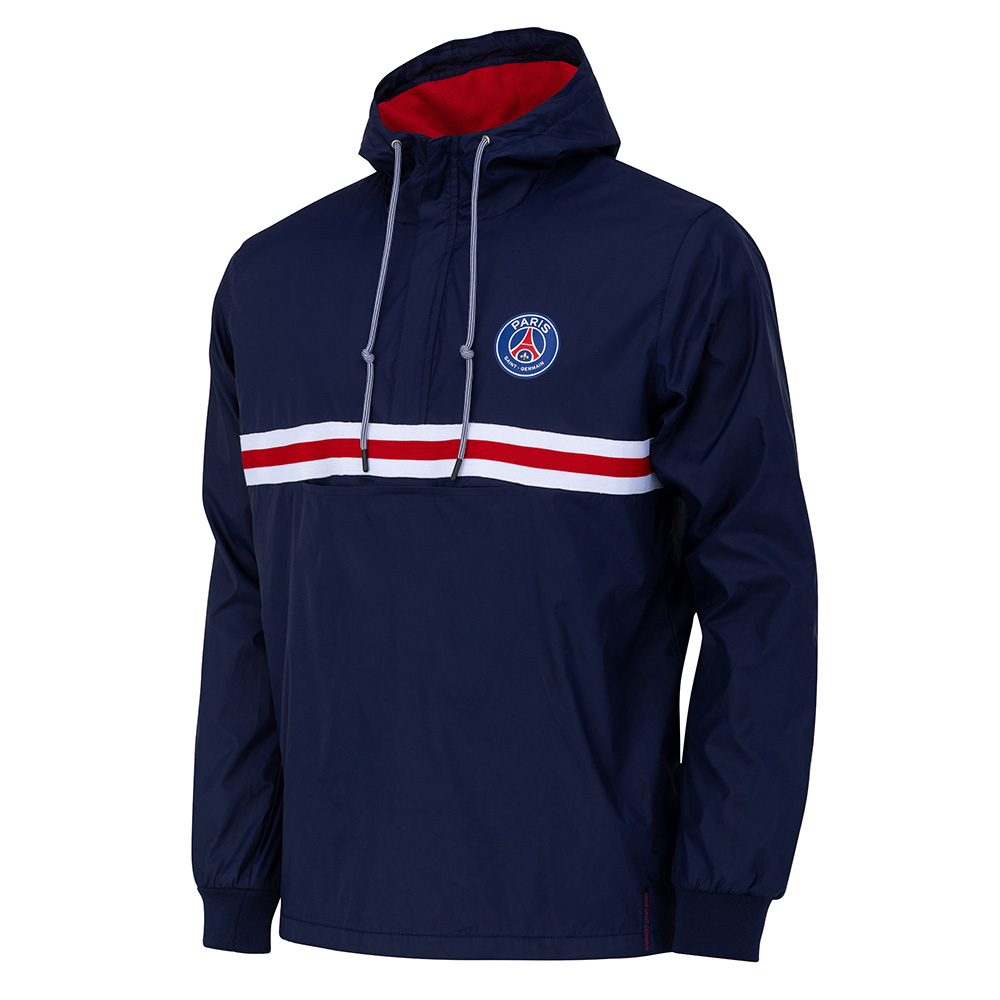 Paris Saint Germain pánská bunda s kapucí Wind blue