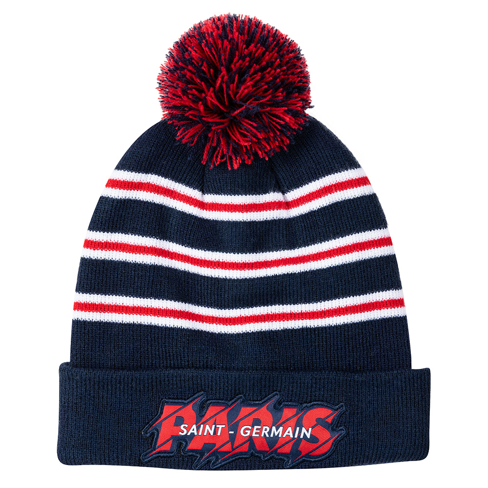 Paris Saint Germain zimní čepice Pompon Stripe