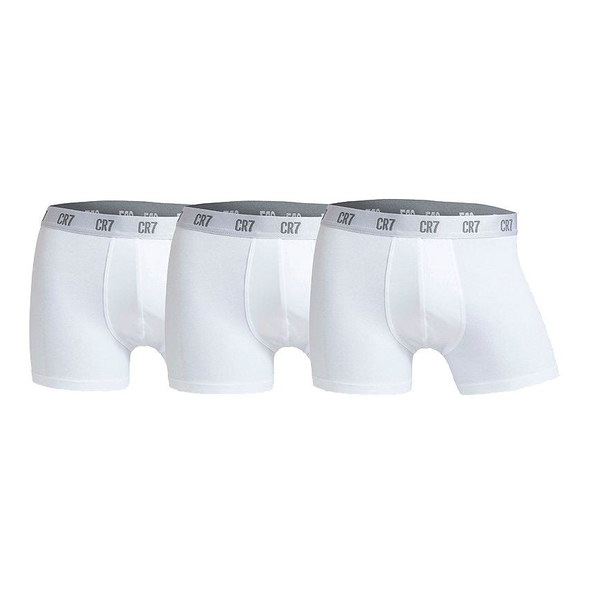 Cristiano Ronaldo pánské boxerky 3pack CR7 Basic white