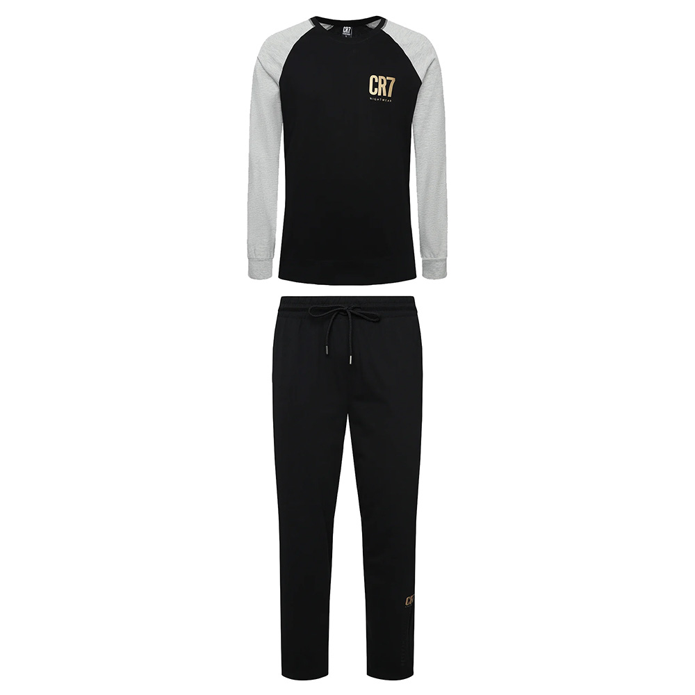 Cristiano Ronaldo pánské pyžamo CR7 Long black