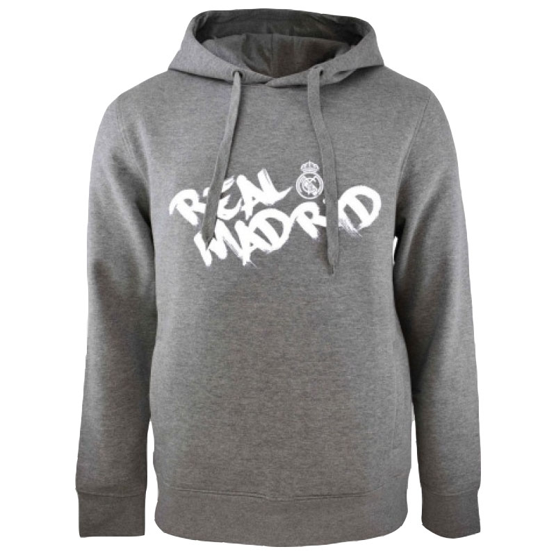 Real Madrid pánská mikina s kapucí No24 grey
