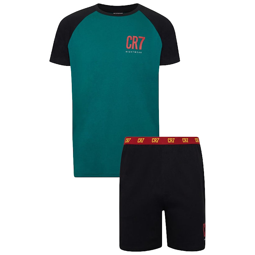 Cristiano Ronaldo pánské pyžamo CR7 Short teal