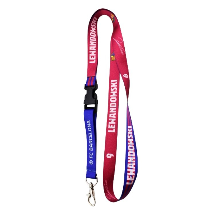 FC Barcelona šnůrka na krk Lewandowski