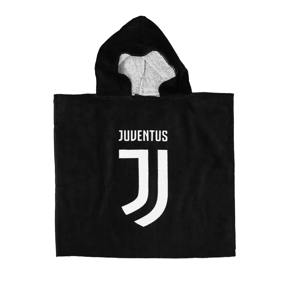 Juventus Turín dětské pončo black white