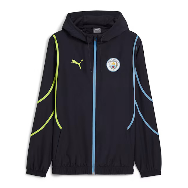 Manchester City pánská fotbalová bunda Pre-Match navy