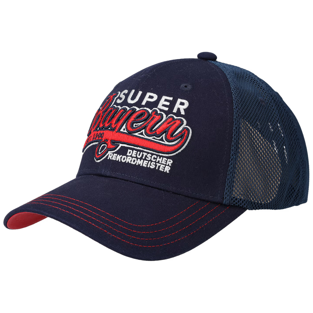 Bayern Mnichov čepice baseballová kšiltovka Trucker Super navy