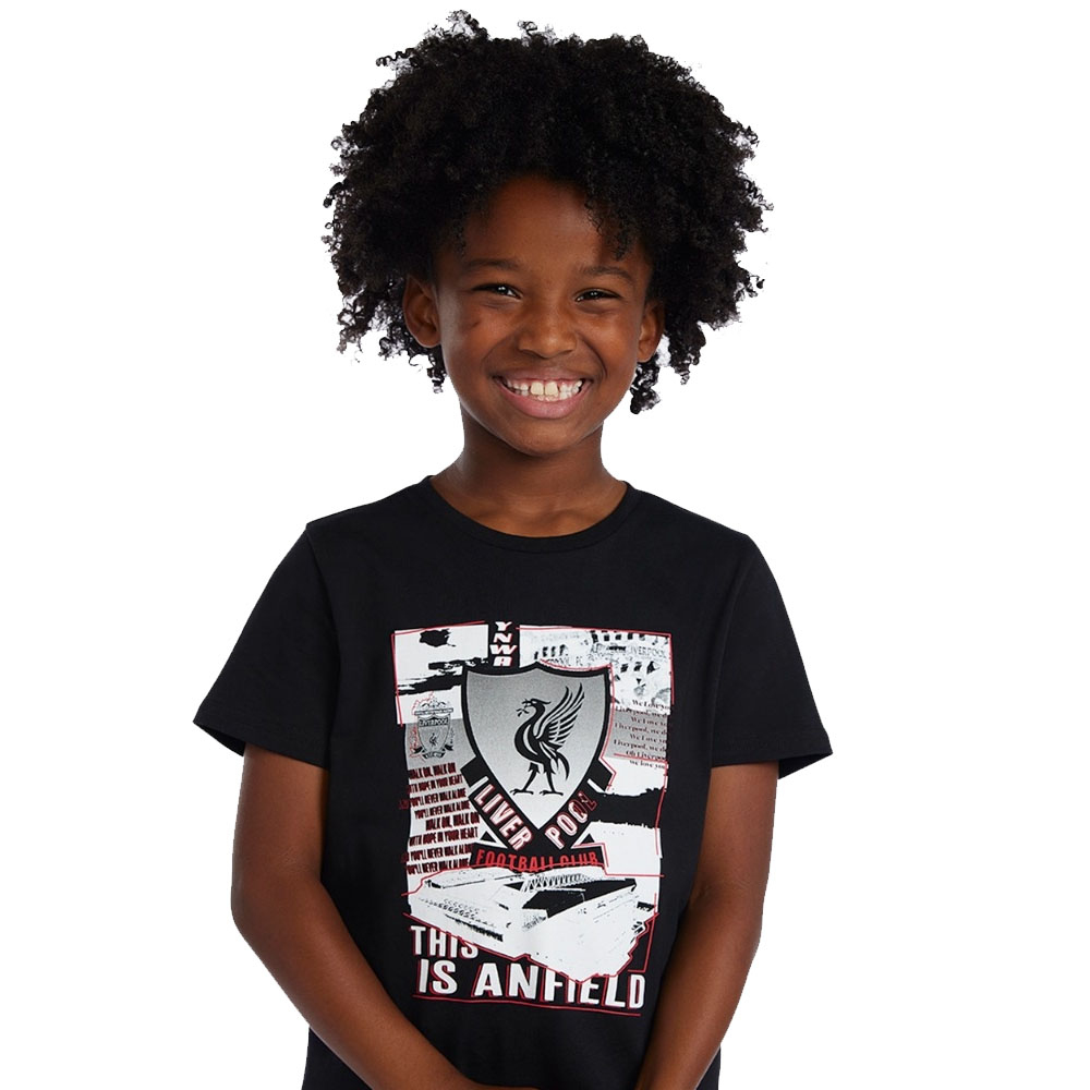 FC Liverpool dětské tričko Anfield black
