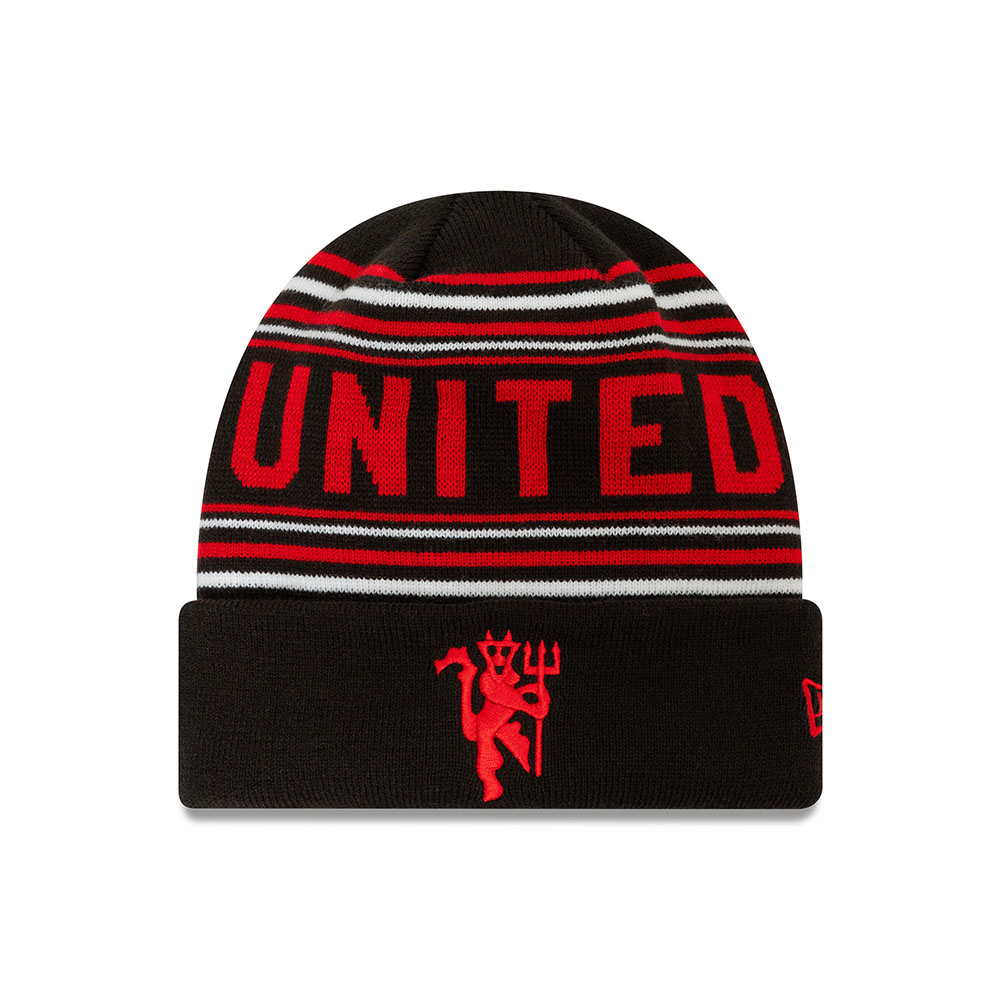 Manchester United zimní čepice Stripe Cuff