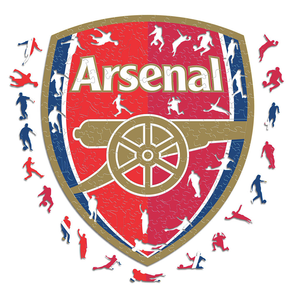 FC Arsenal dřevěné puzzle Crest 150 ks