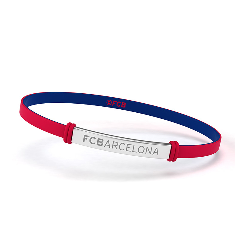 FC Barcelona dětský náramek Fashion red