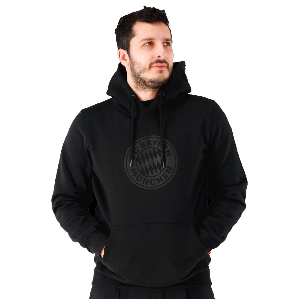 Bayern Mnichov pánská mikina s kapucí Essential fullblack