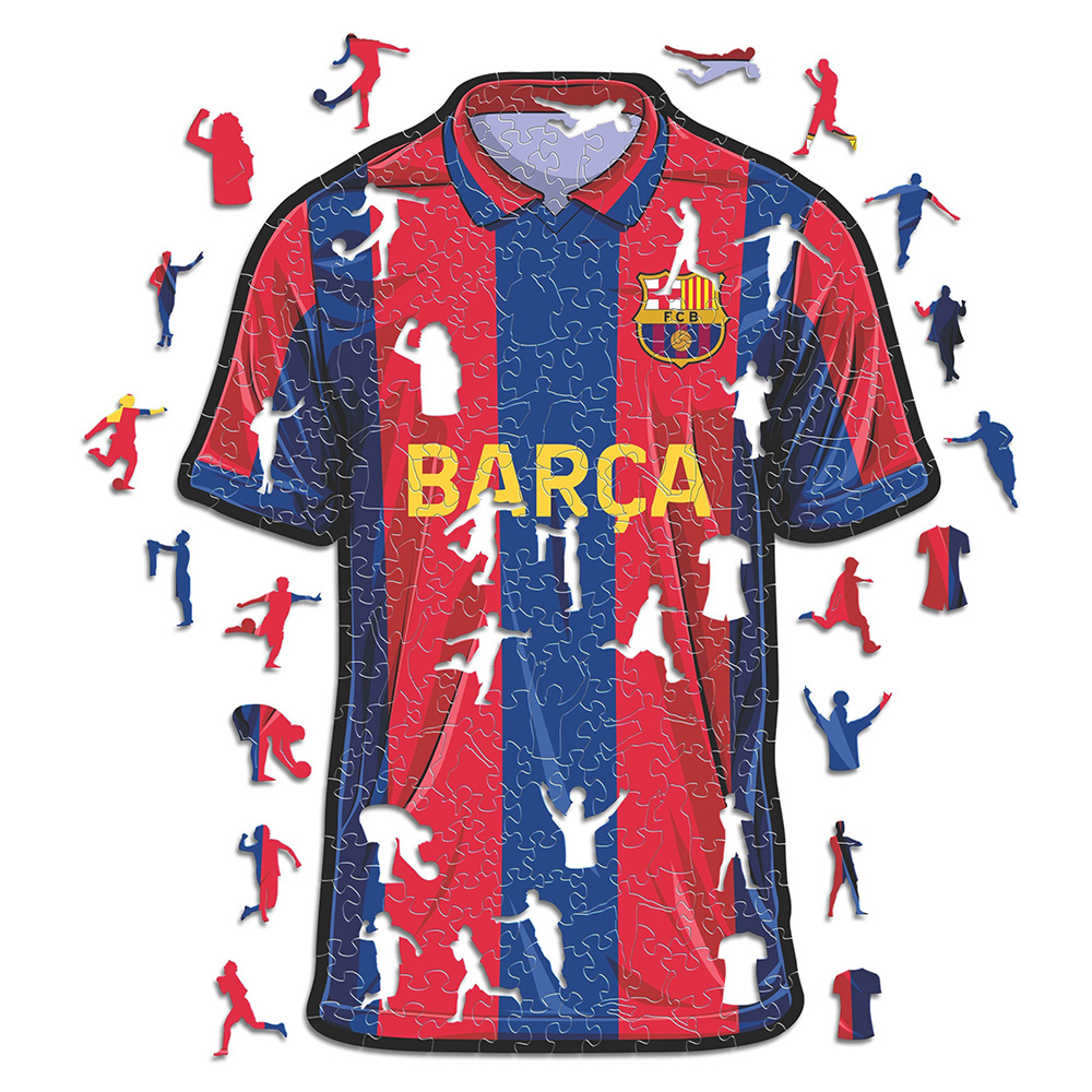 FC Barcelona dřevěné puzzle Jersey 270 pcs