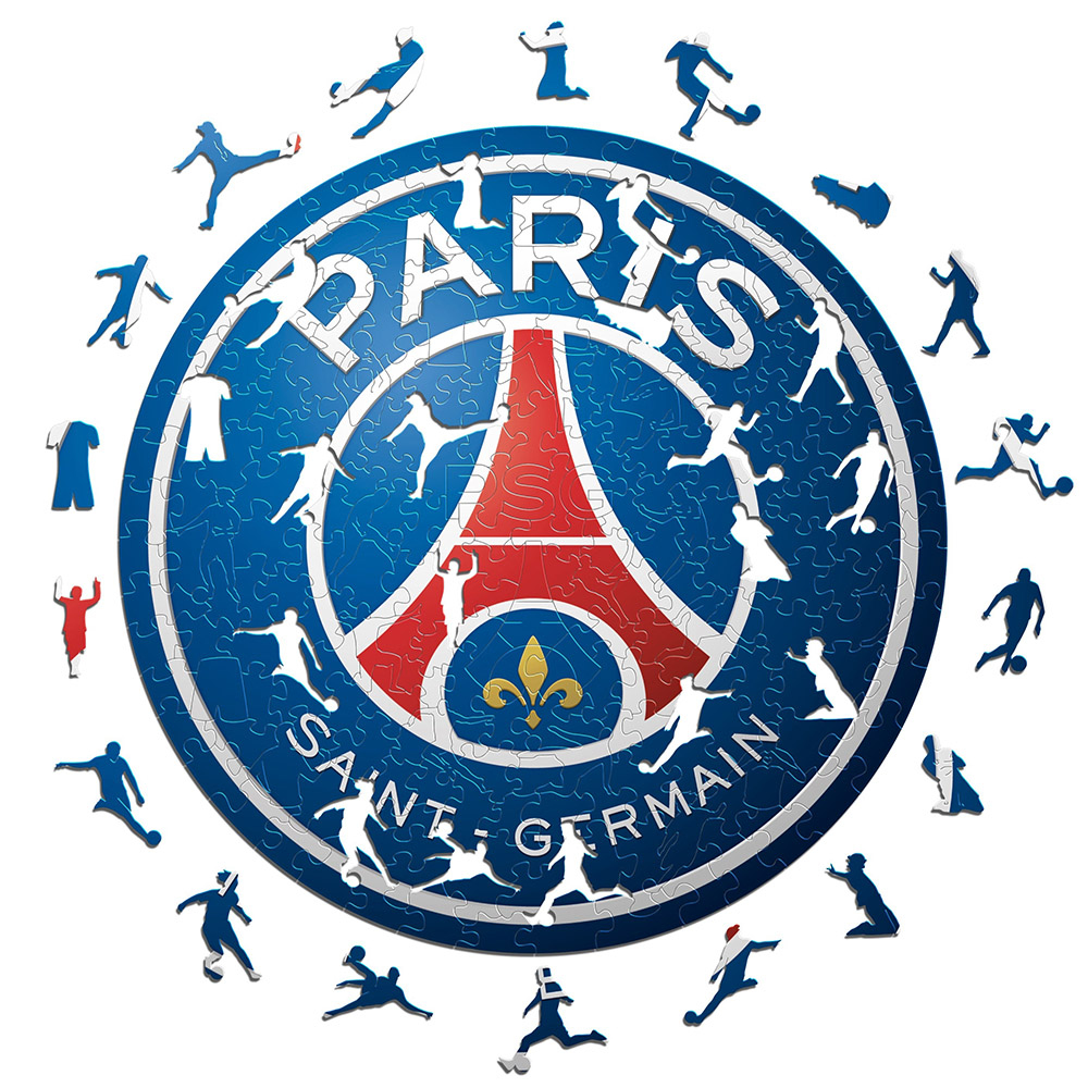 Paris Saint Germain dřevěné puzzle Crest 150 pcs