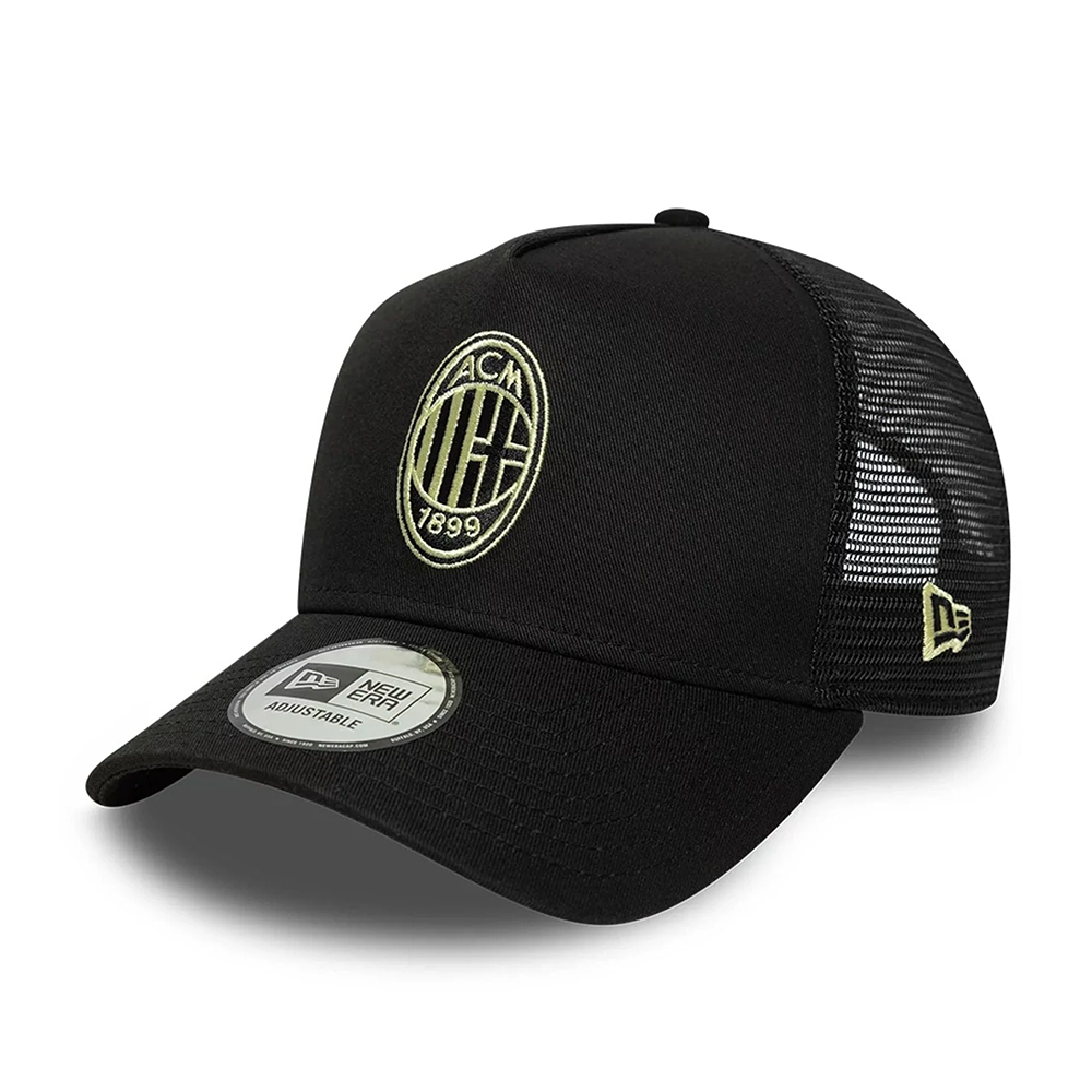 AC Milan čepice baseballová kšiltovka 9Forty Trucker E-Frame black