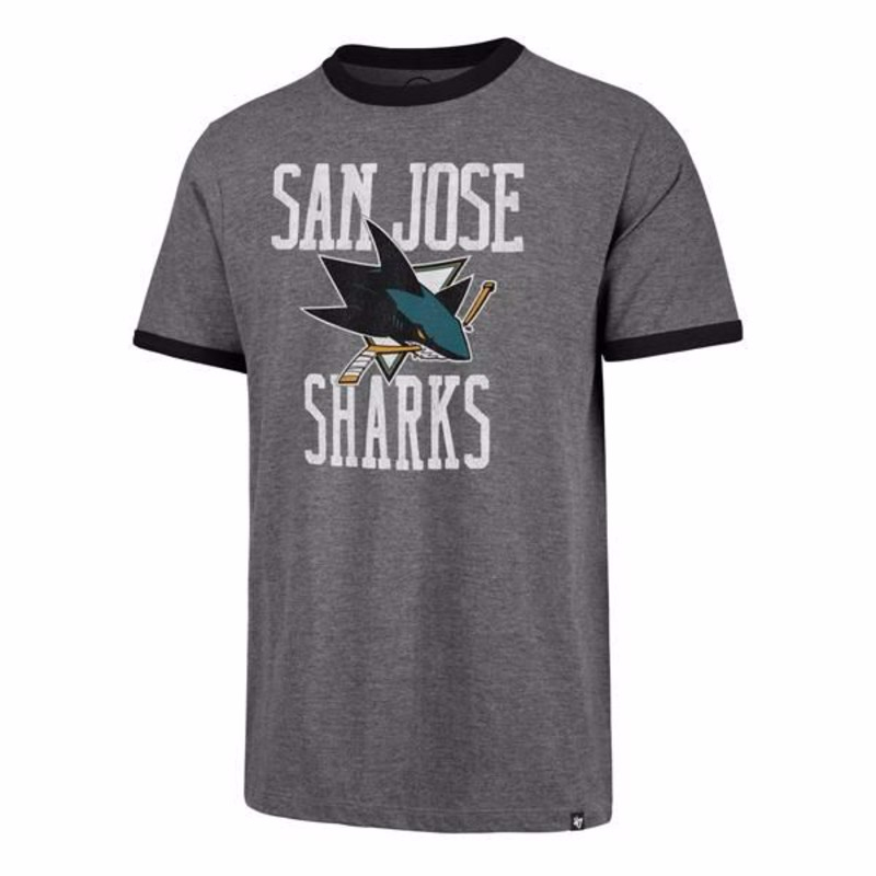 San Jose Sharks pánské tričko Belridge 47 Capital Ringer Tee