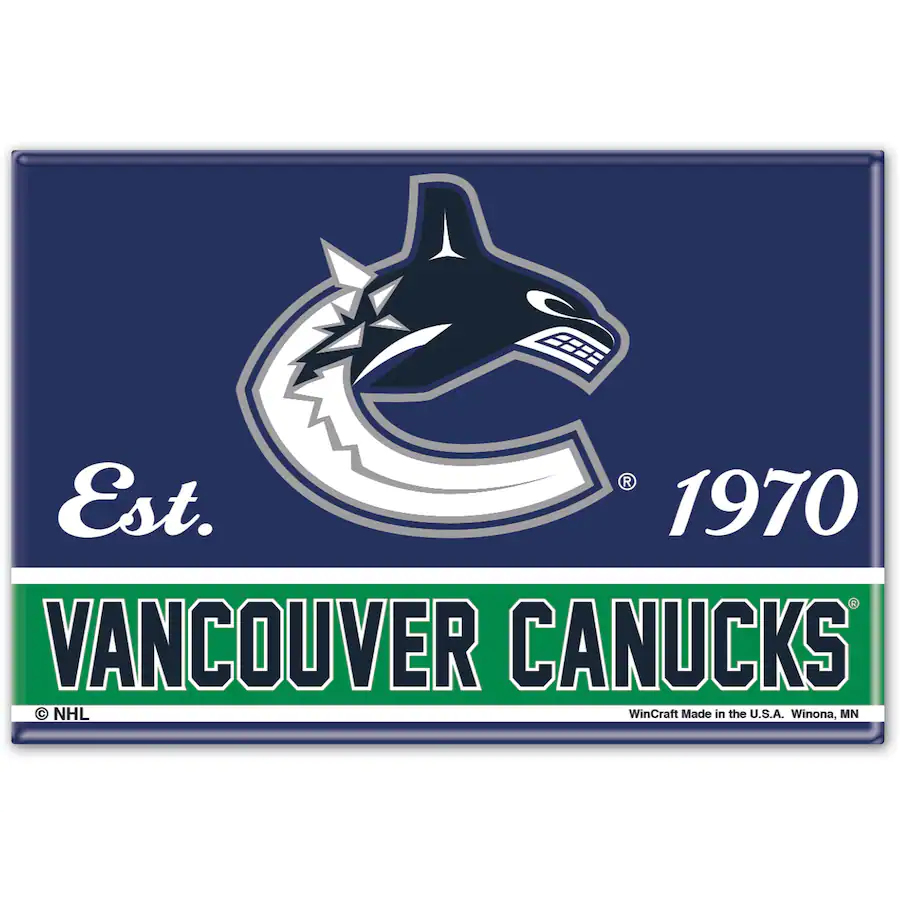 Vancouver Canucks magnetka logo