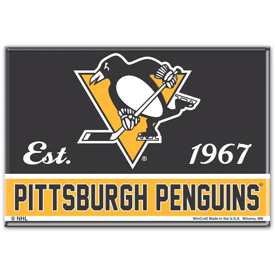 Pittsburgh Penguins magnetka logo