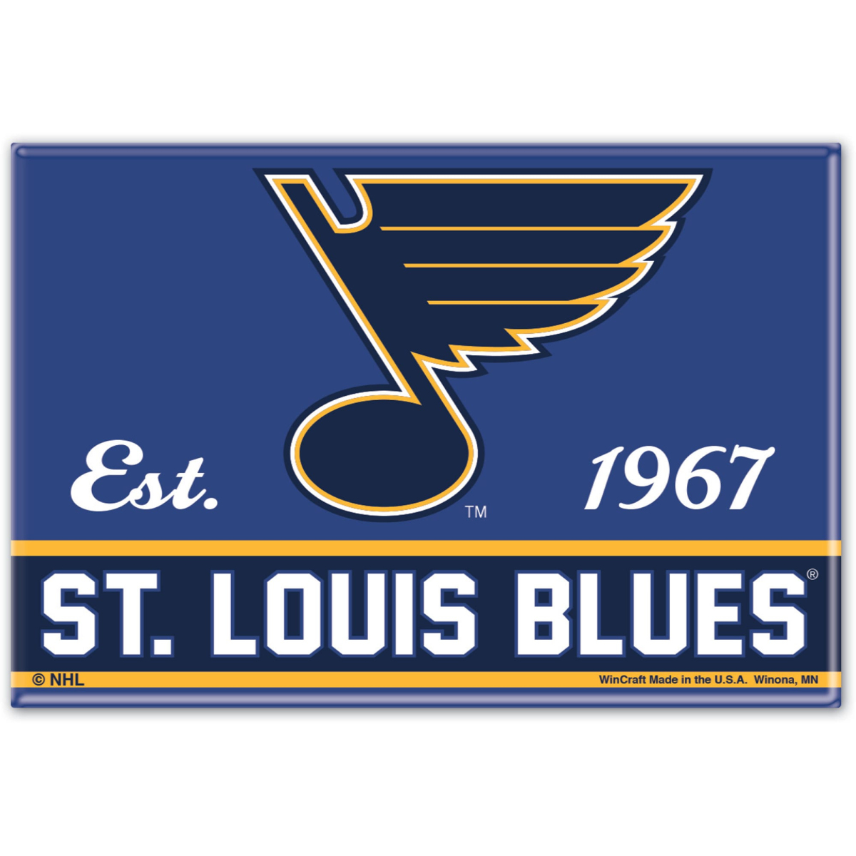 St. Louis Blues magnetka logo