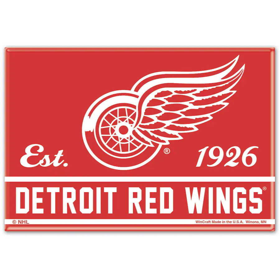 Detroit Red Wings magnetka logo