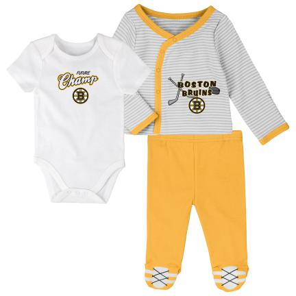 Boston Bruins dětské body 3 Piece Set