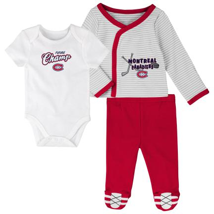 Montreal Canadiens dětské body 3 Piece Set