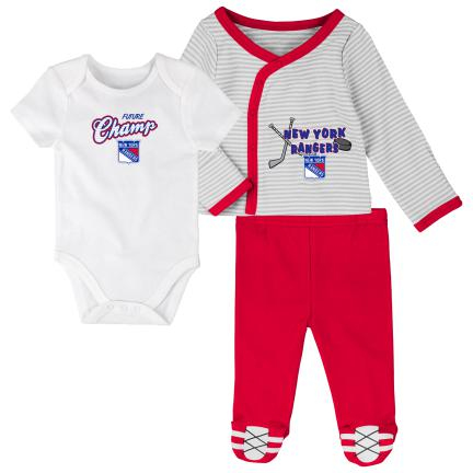 New York Rangers dětské body 3 Piece Set